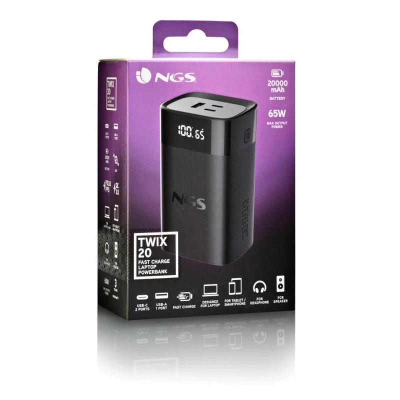 Powerbank NGS BATERIA EXTERNA Portátil CARGA RAPIDA 65W - imagem 5