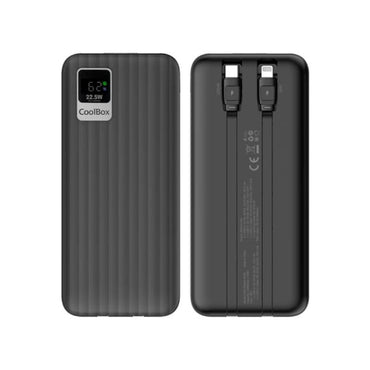 Powerbank CoolBox DP20 20000MAH LCD Preto Carg Ráp - imagem 2