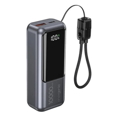 Powerbank Gembird com LCD 10000 mAh Cinzento