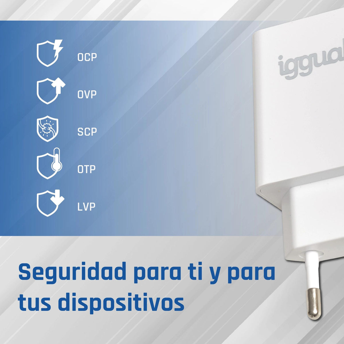 iggual Carregador rápido USB PD tipo C 20W - imagem 5