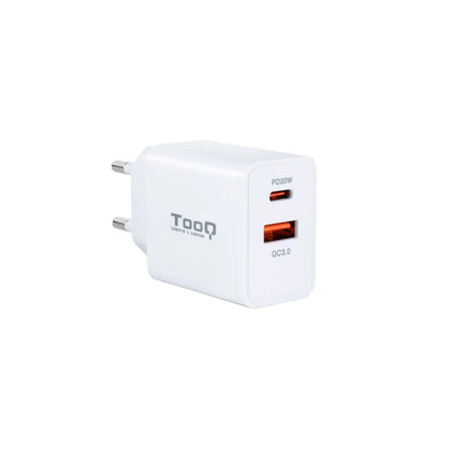 Tooq Carregador de Parede doble USB-C PD+ USB A - imagem 2