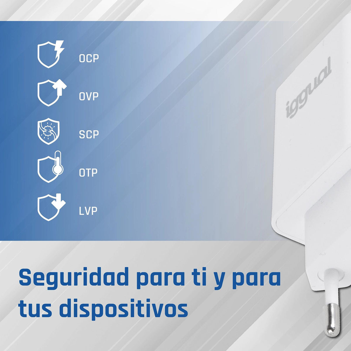 iggual Carregador rápido de Parede USB PD tipo C 30W - imagem 5