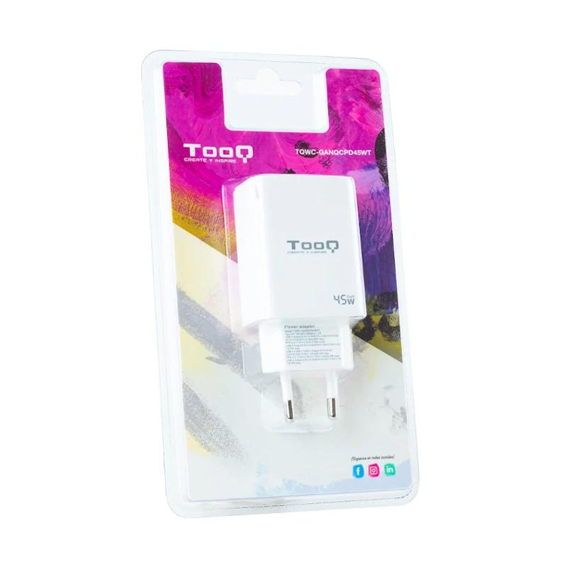 Tooq Carregador Parede GAN USB-C/PD+USB-A/QC 45W - imagem 3