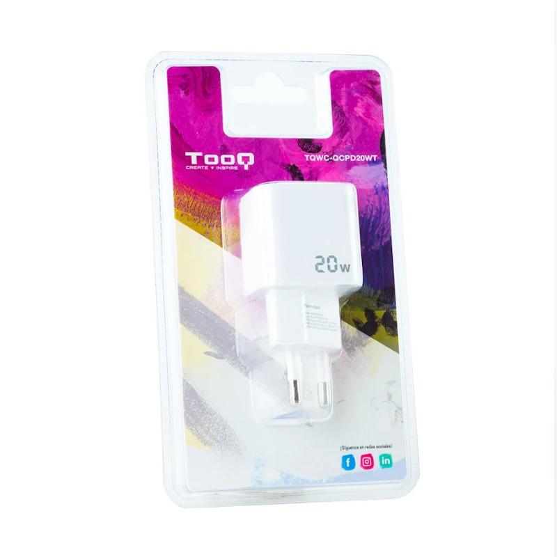 Tooq Carregador Parede USB-C/PD+USB-A/QC 20W - imagem 3