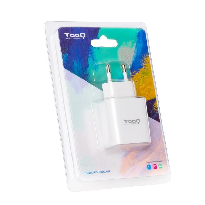Tooq Carregador Parede USB-C PD3.0 20W Branco - imagem 4
