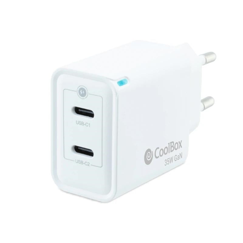 Coolbox Carregador Gan 35W USB-C/USB-C Parede - imagem 2