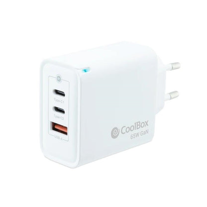 Coolbox Carregador Parede GAN 65W USB-C/USB-C/USB-A - imagem 2