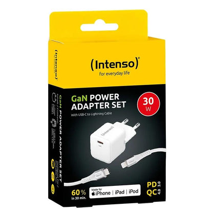 Carregador Intenso KIT GaN W30C + Cable Lightning - imagem 2