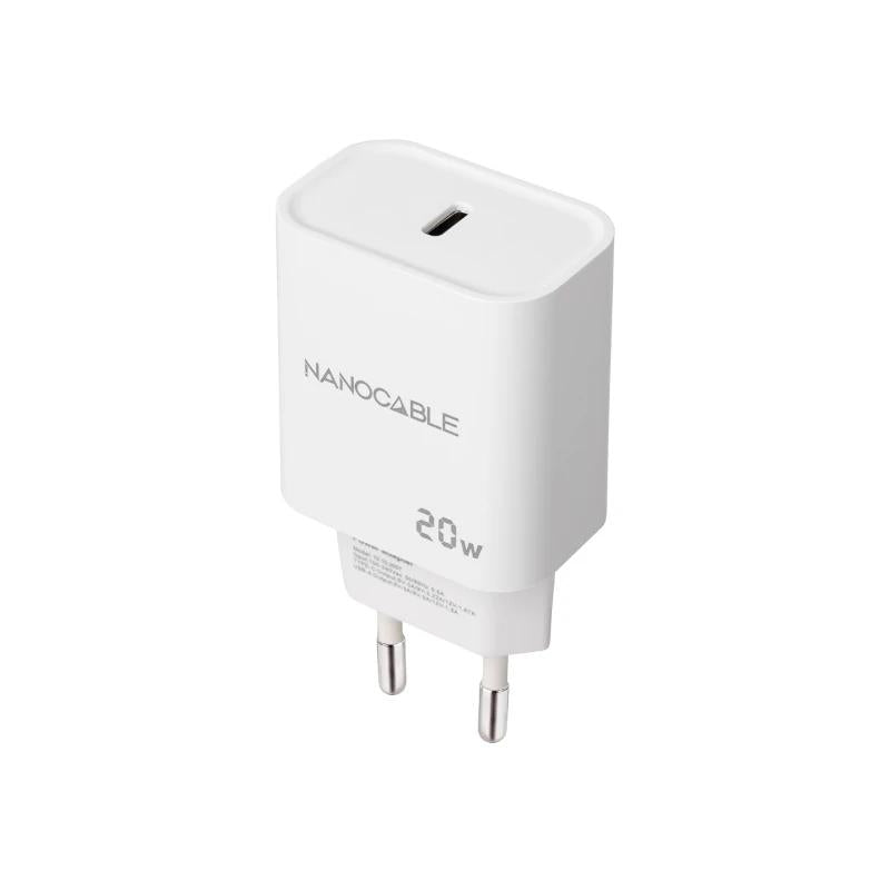 Nanocable Carregador Parede USB-C PD 20W Branco - imagem 2