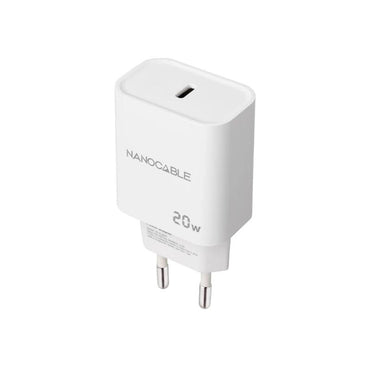 Nanocable Carregador Parede USB-C PD 20W Branco - imagem 2