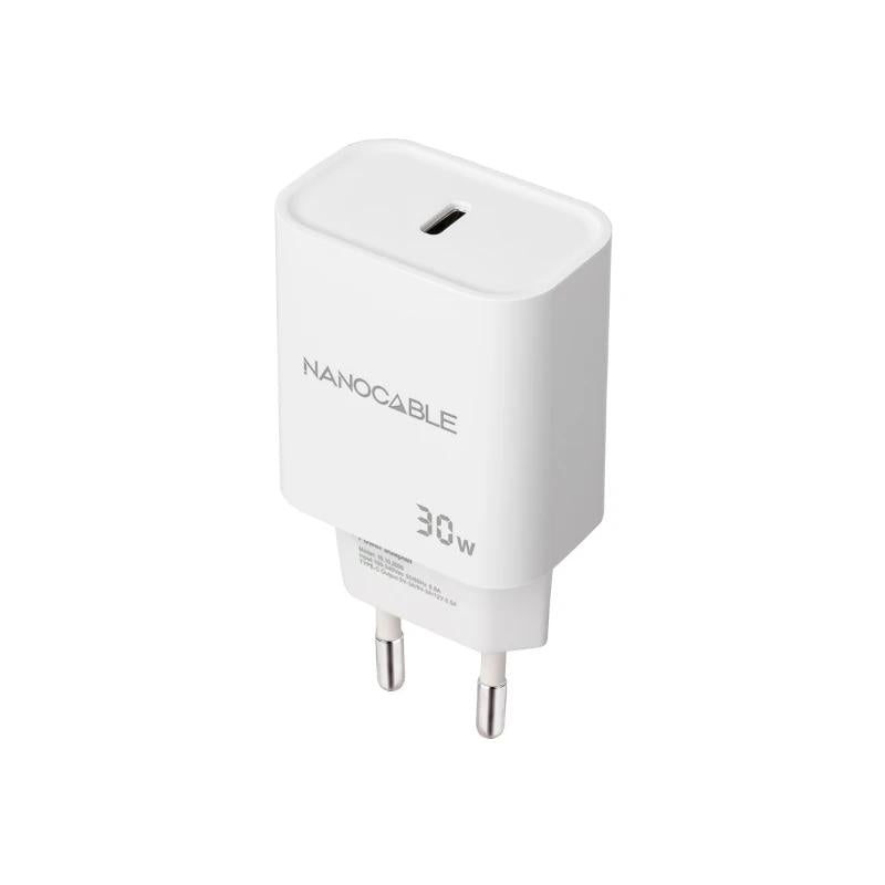 Nanocable Carregador Parede USB-C PD 30W Branco - imagem 2