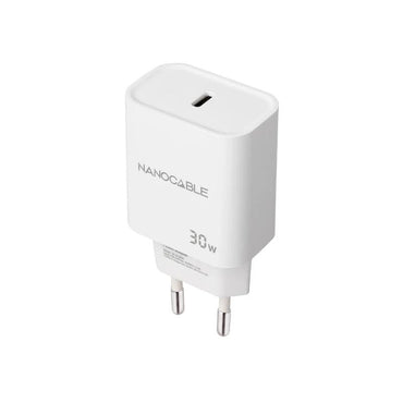 Nanocable Carregador Parede USB-C PD 30W Branco - imagem 2