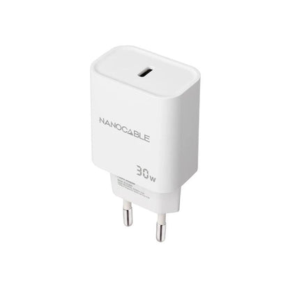 Nanocable Carregador Parede USB-C PD 30W Branco - imagem 2
