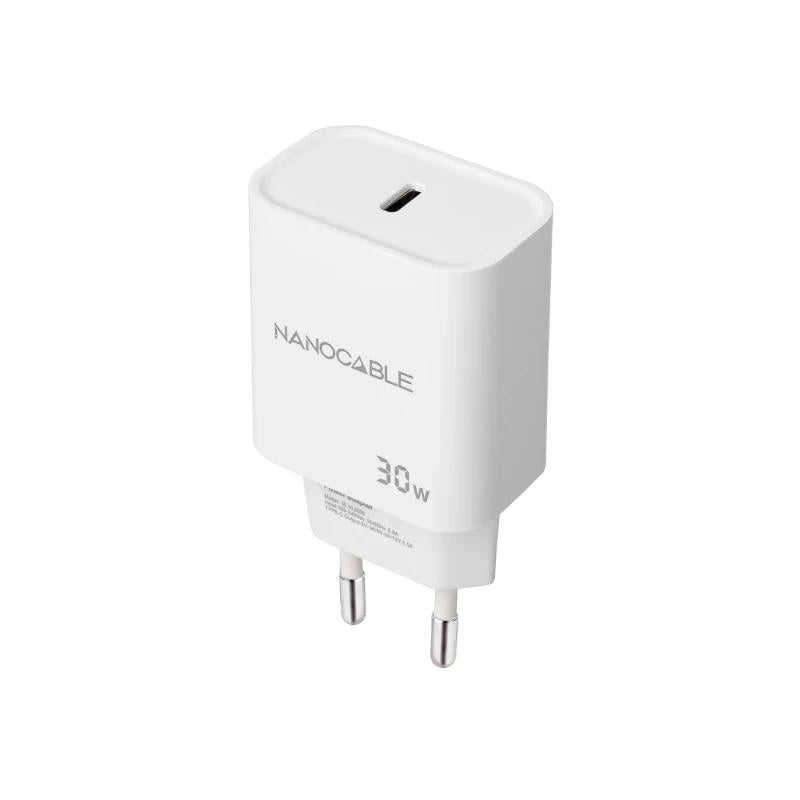 Nanocable Carregador Parede USB-C PD 30W Branco - imagem 3
