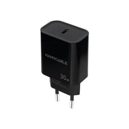 Nanocable Carregador Parede USB-C PD 30W Preto - imagem 2