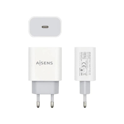 Aisens Carregador 20W USB-C PD3.0 1xUSB-C Branco - imagem 2