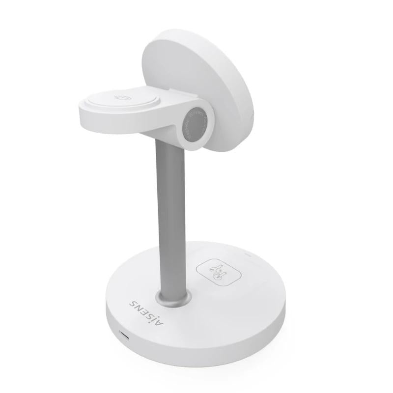Aisens Carregador Sem Fios USBC 15W 3 em 1 Branco - imagem 4