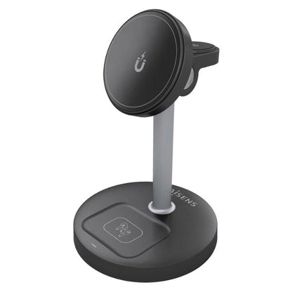 Aisens Carregador Sem Fios USBC 15W 3 em 1 Preto - imagem 2