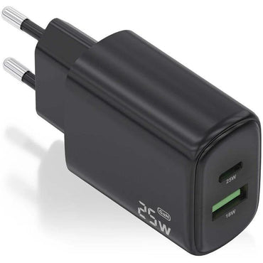 Aisens Carregador GaN 25W USB-C PD 3.0 USB-A QC3.0 - imagem 2