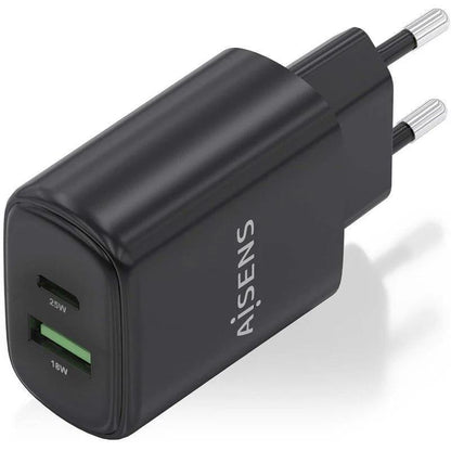 Aisens Carregador GaN 25W USB-C PD 3.0 USB-A QC3.0 - imagem 3