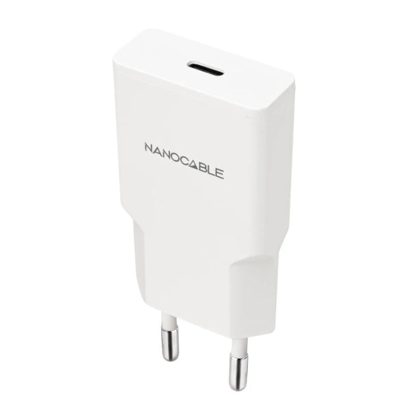 Nanocable Carregador USB-C/PD 20W Branco - imagem 2