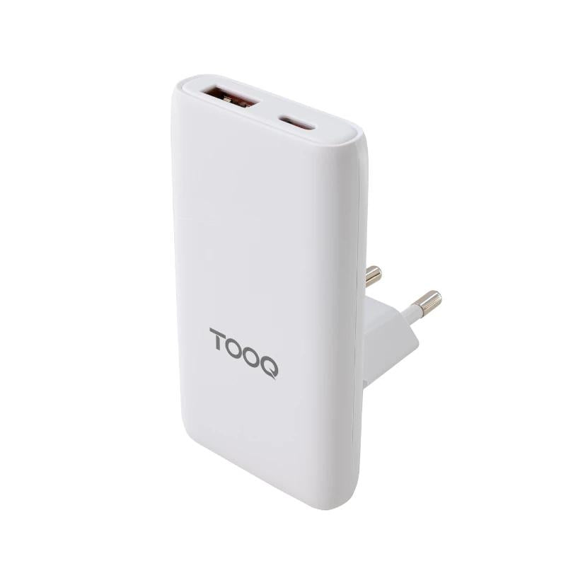 Tooq Carregador Parede GAN USB-C/PD + USB-A/QC 65W - imagem 2