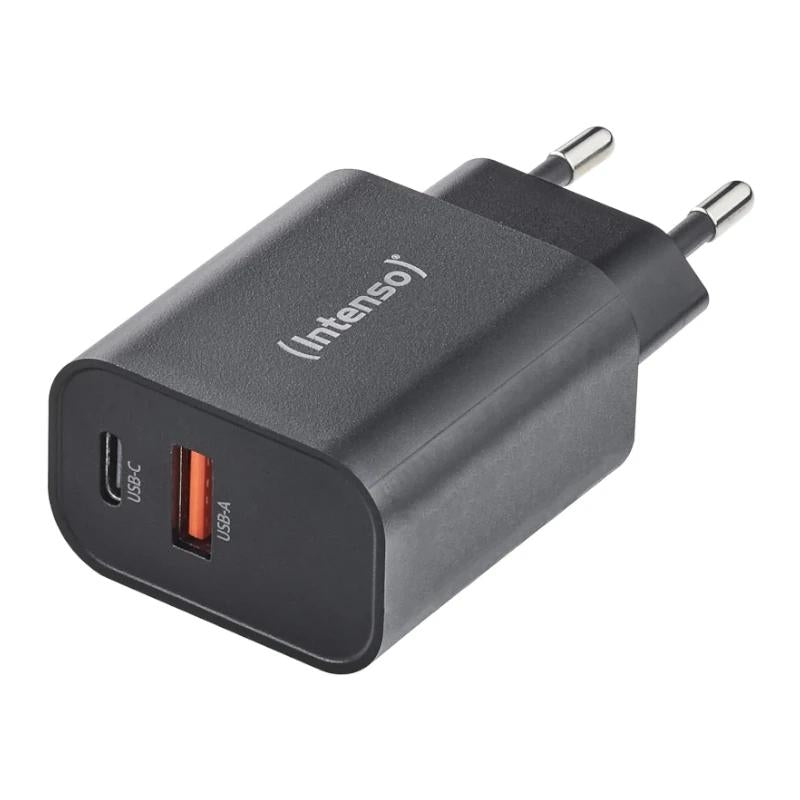Intenso | Carregador Parede GaN W30C² USB-C Preto