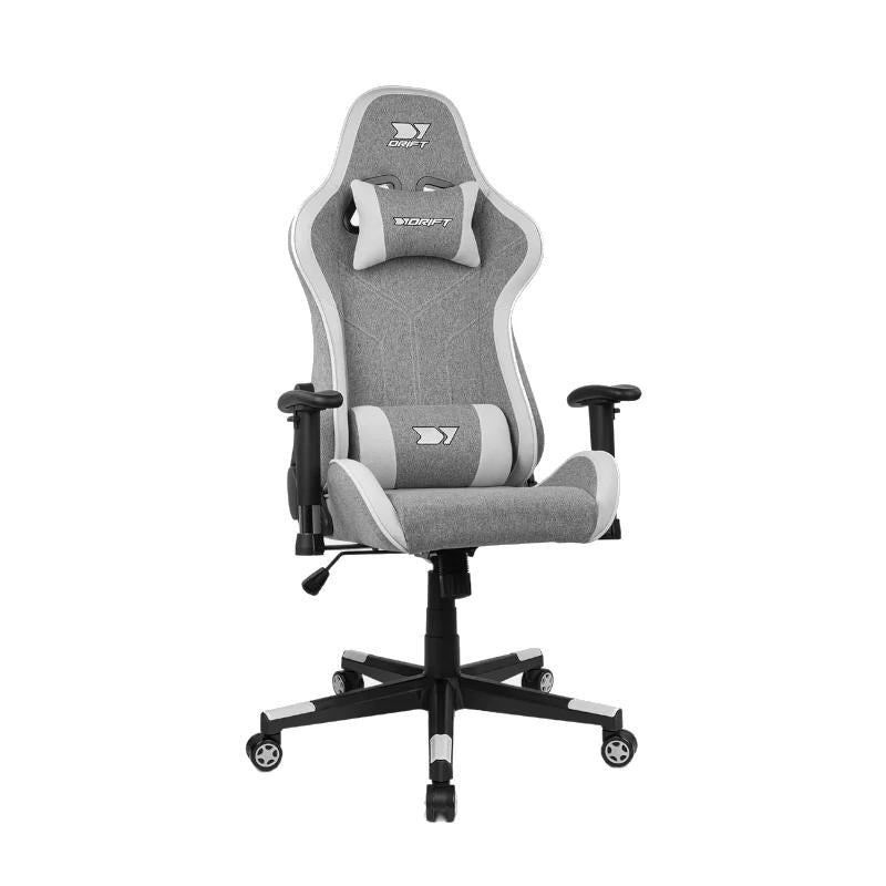 Cadeira Gaming Drift DR90 PRO cinzento/branco