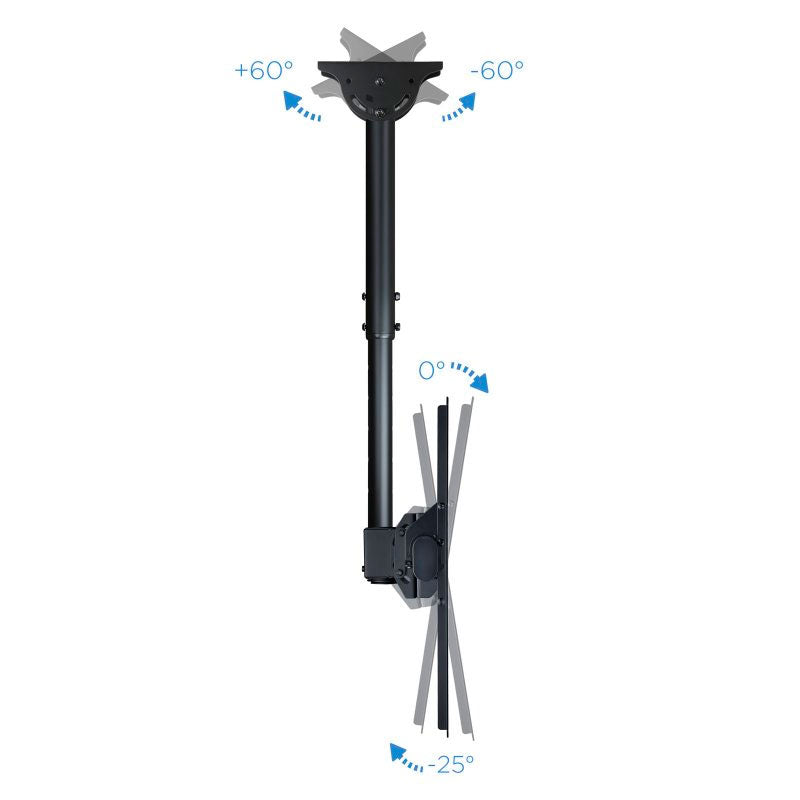 Suporte TV Tooq LPCE1170TSLI-B Teto TV 37"-70" Preto - imagem 5
