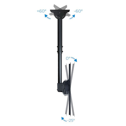 Suporte TV Tooq LPCE1170TSLI-B Teto TV 37"-70" Preto - imagem 5