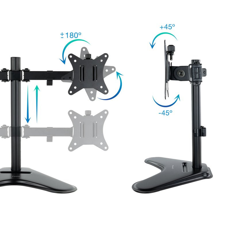 Suporte de Monitor Tooq mesa DB1702TN-B 2 brazos 17-32" - imagem 3