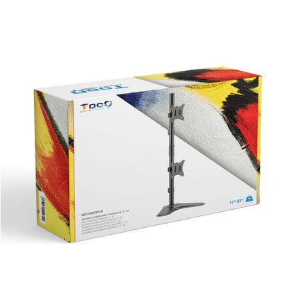 Suporte TV Tooq mesa DB1703TNV-B 2 brazos Vertical - imagem 5