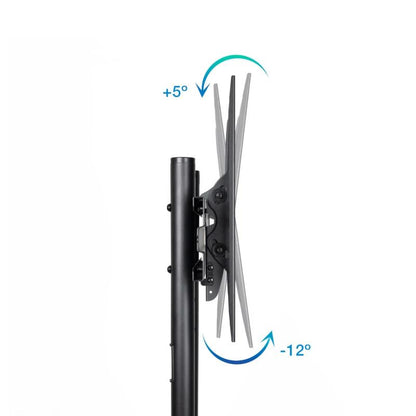 Suporte TV Tooq FS1170M-B suelo ruedas Ramsés 37"-70" - imagem 3