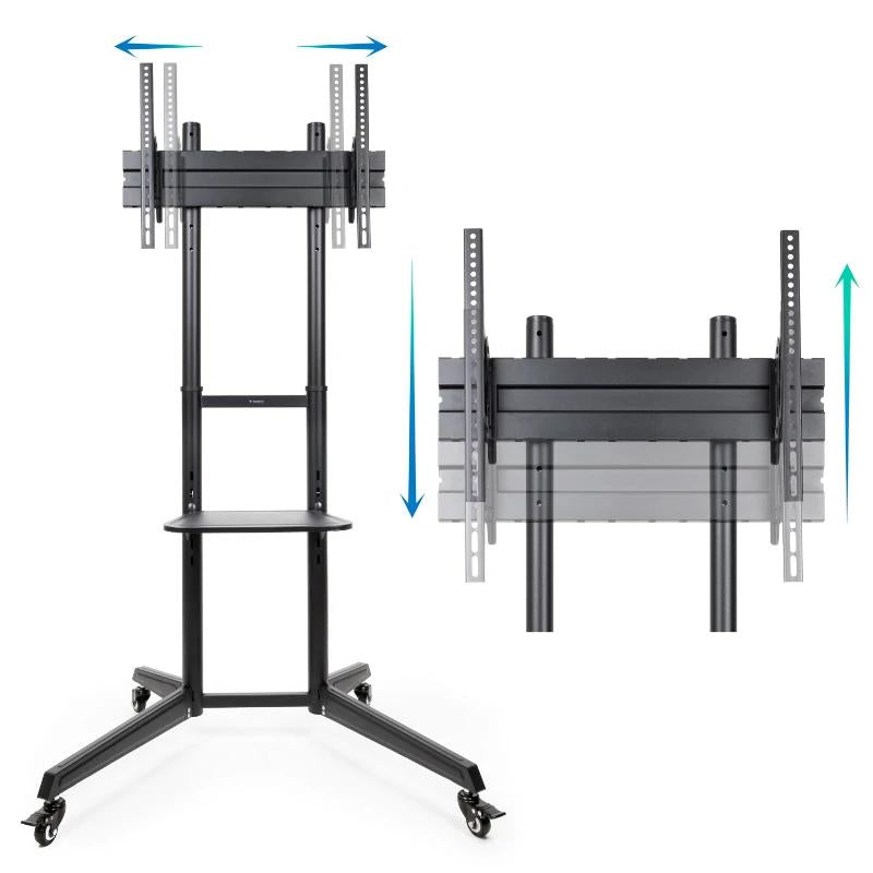 Suporte TV Tooq FS1170M-B suelo ruedas Ramsés 37"-70" - imagem 4