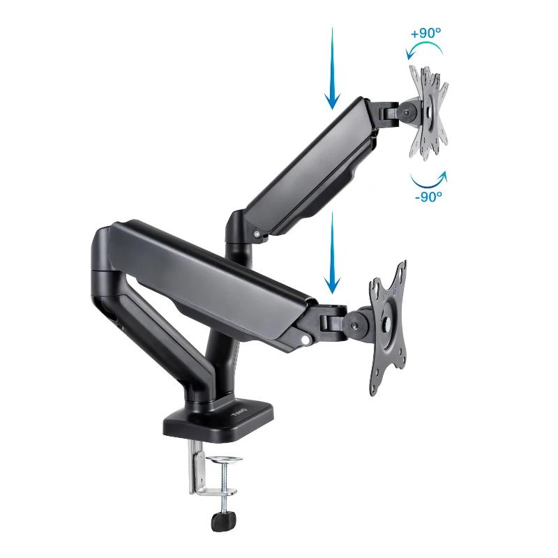Suporte de Monitor Tooq DB5132TNR-B mesa 2 brazos 17"-32" - imagem 3