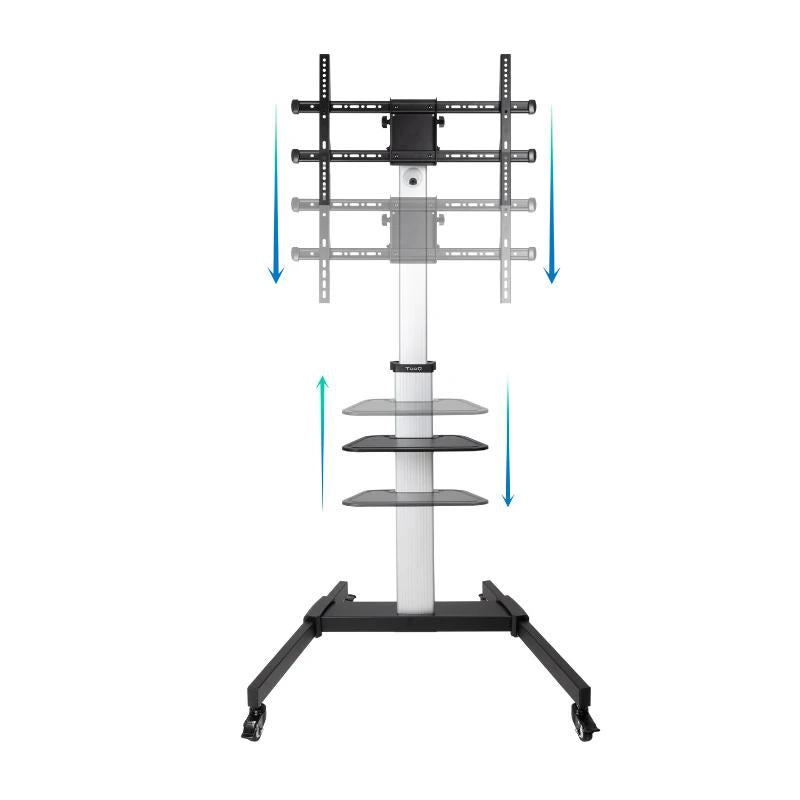 Tooq FS1886M-B Soporte suelo ruedas Hera 37"-86" - imagem 3