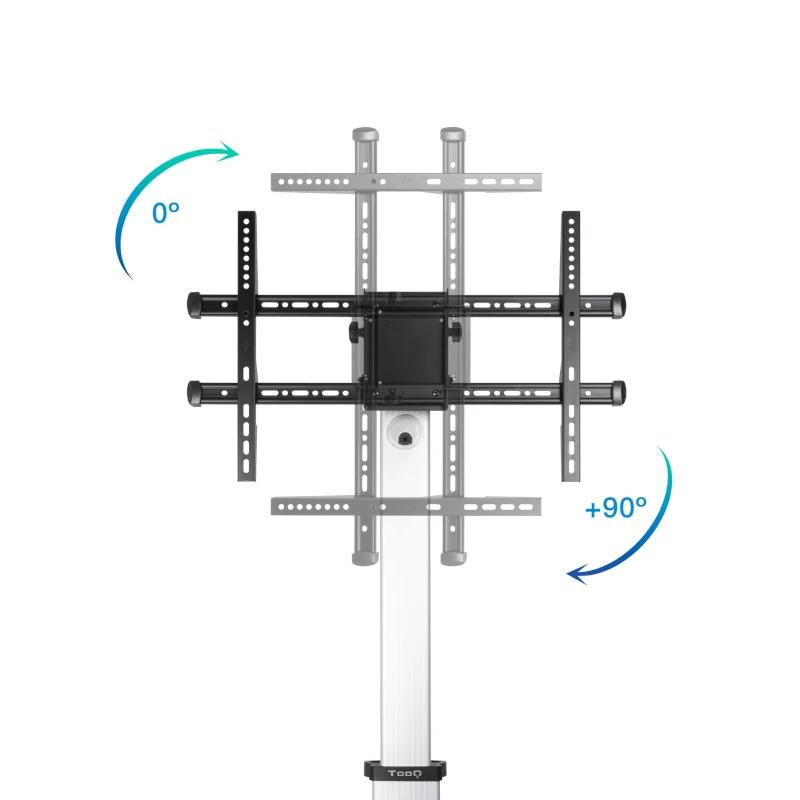 Tooq FS1886M-B Soporte suelo ruedas Hera 37"-86" - imagem 4