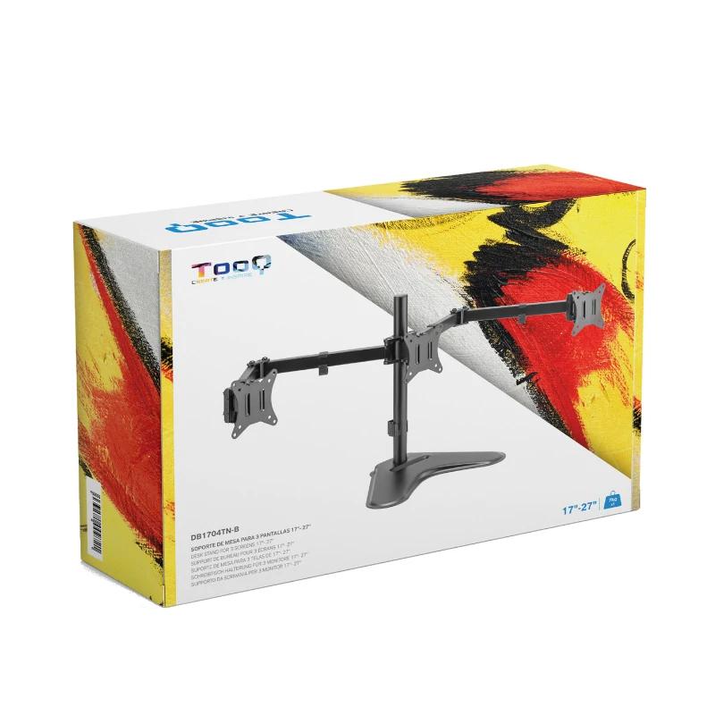 Suporte de Monitor Tooq mesa DB1704TN-B 3 brazos 17-27" - imagem 5