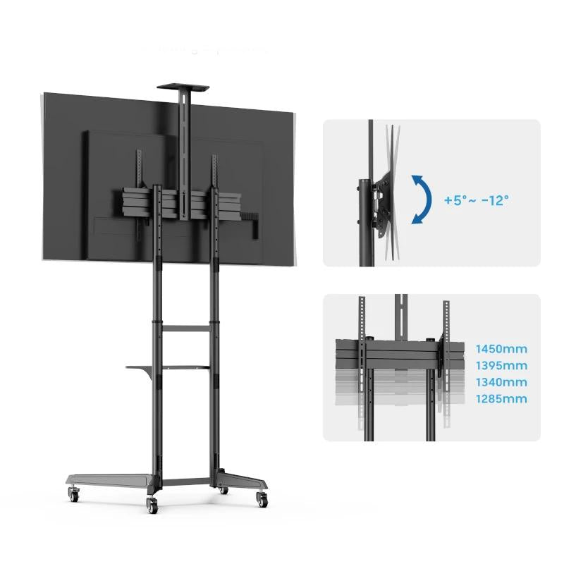 EWENT EW1539 Soporte suelo com ruedas tv 37" a 70" - imagem 3