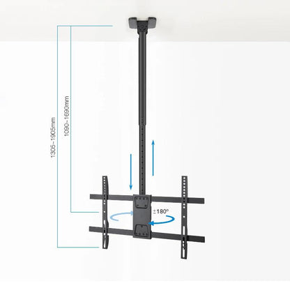 Suporte TV Tooq LPCE1186TSLI-XL-B Teto TV 43"-86" - imagem 5