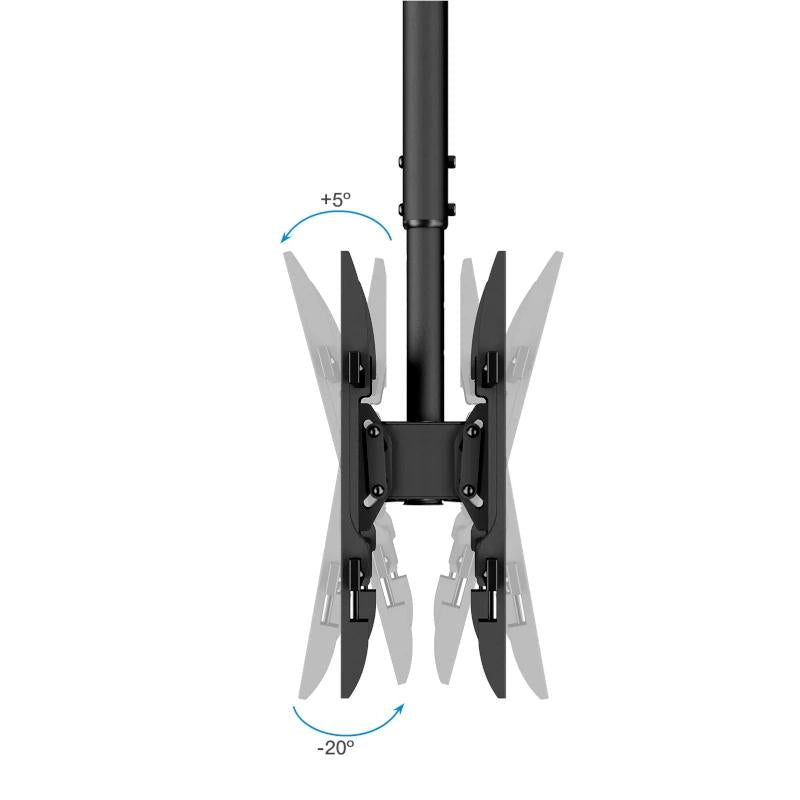 Suporte TV Tooq LPCE2286TSLI-B Teto 2 TV 43"-86" - imagem 5