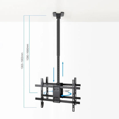 Suporte TV Tooq LPCE2286TSLI-XL-B Teto 2 TV 43"-86" - imagem 4