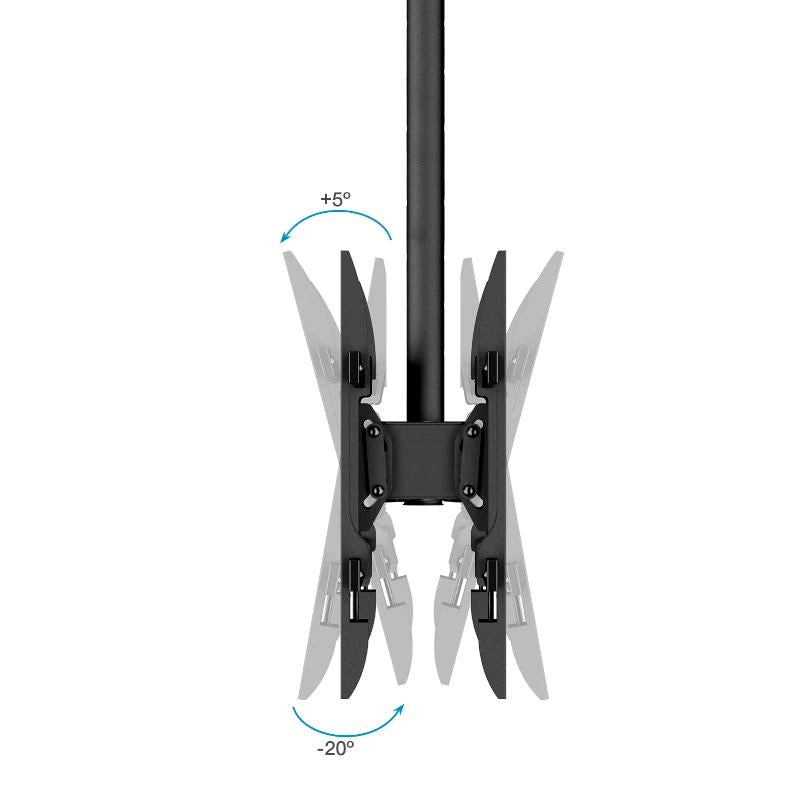 Suporte TV Tooq LPCE2286TSLI-XL-B Teto 2 TV 43"-86" - imagem 5