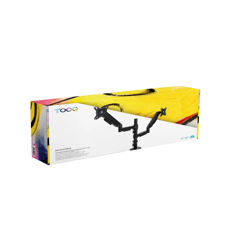 Suporte de Monitor Tooq mesa DB1533TNR-B 2 brazo 17-32 Preto - imagem 4