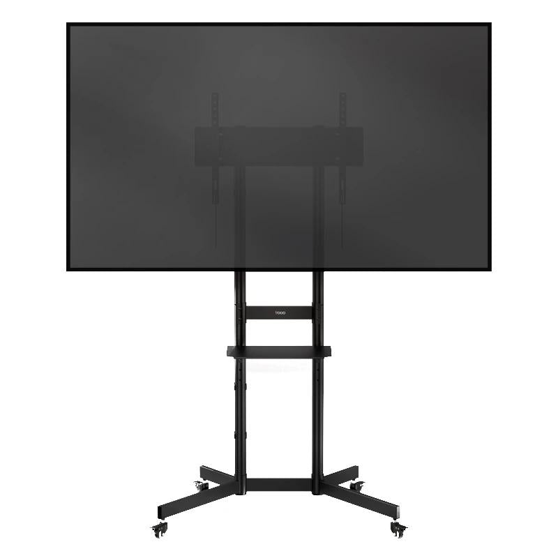 Suporte TV Tooq Suelo Ruedas "KEFRÉN" 37-70", Preto - imagem 3