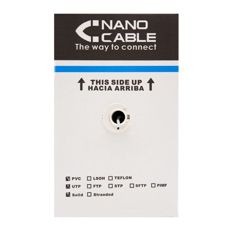 Cabo de Rede Nanocable Bobina RJ45 CAT5E UTP Flexible 305Mts - imagem 3