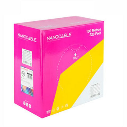 Cabo de Rede Nanocable Cabo vermelho CAT7 CPR LSZH AWG23 100M - imagem 3