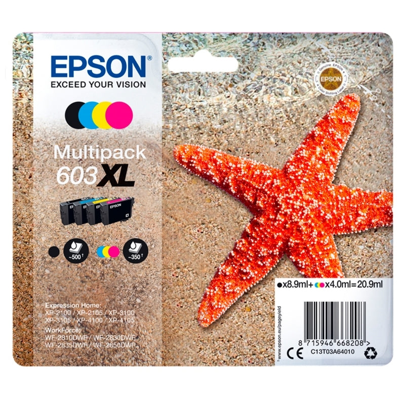 Epson Cartucho Multipack 603XL 4 cores - imagem 2
