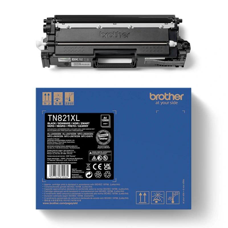 Brother toner TN821BKXL Preto - imagem 3