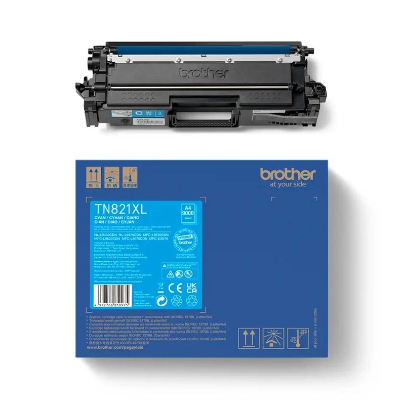 Brother toner TN821XLC Cian - imagem 3